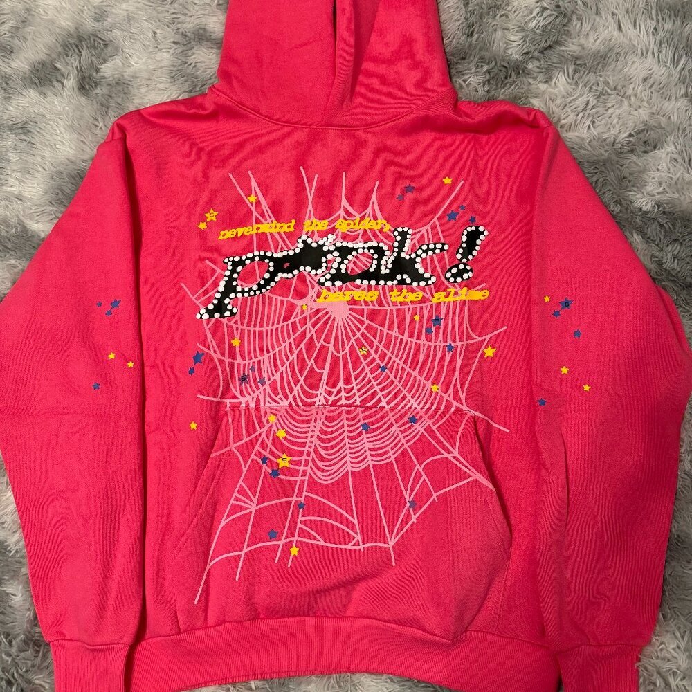 Sp5der P*NK Hoodie Pink Young Thug Size Medium or Large